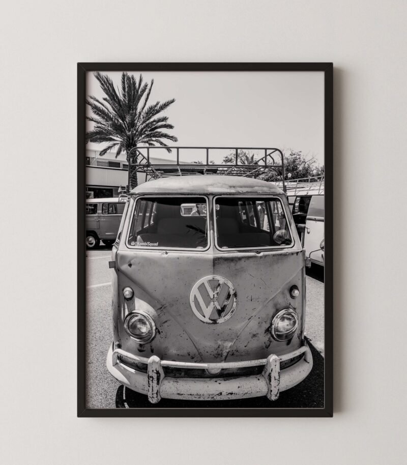 California Surfer Van Poster