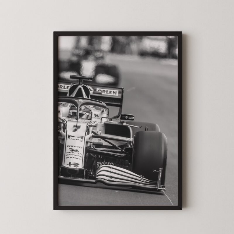 Kimi Raikkonen F1 Alfa Romeo Print