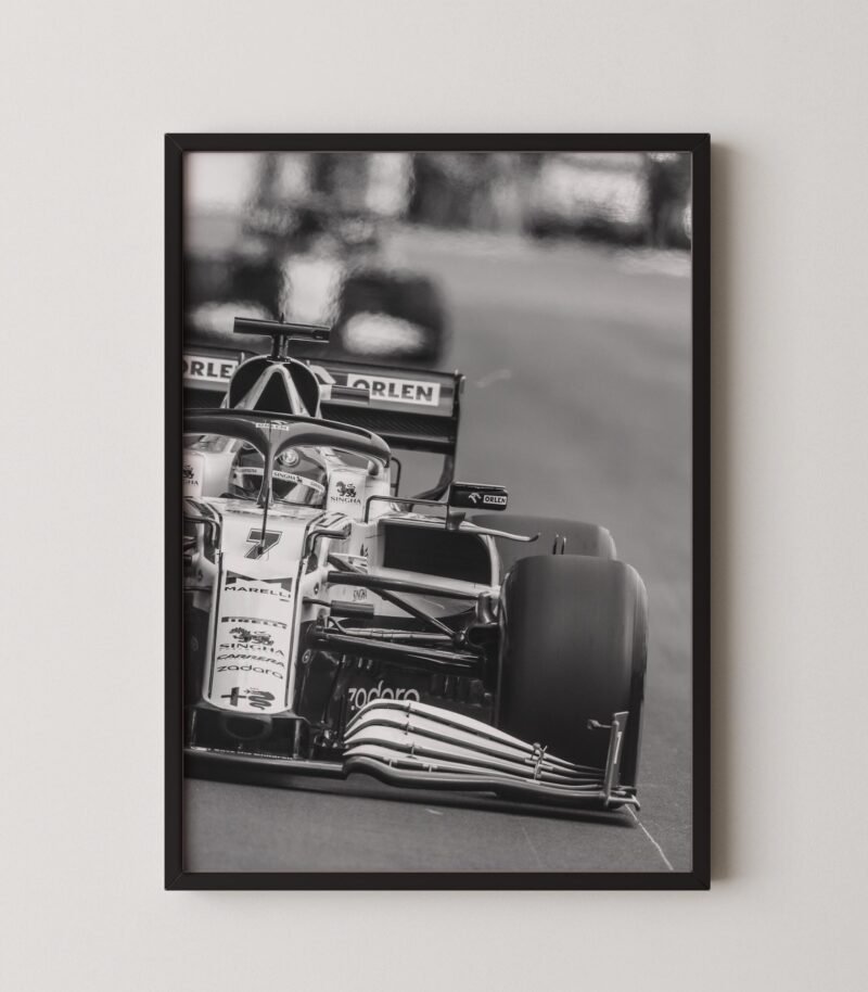 Kimi Raikkonen F1 Alfa Romeo Print