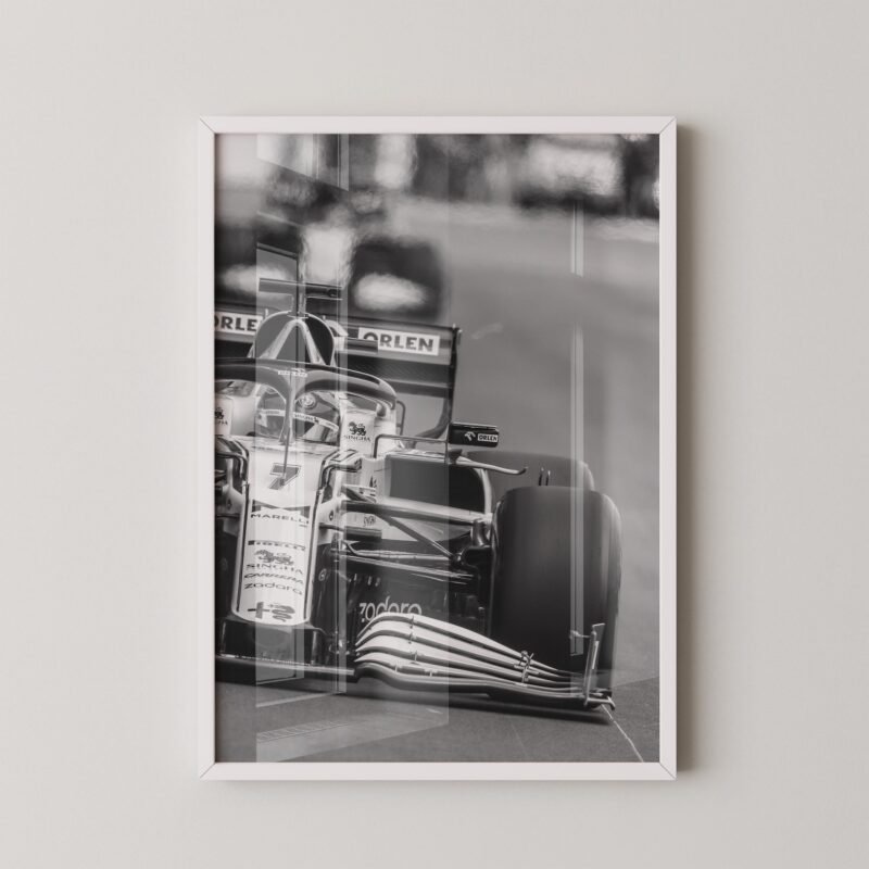 Kimi Raikkonen F1 Alfa Romeo Print