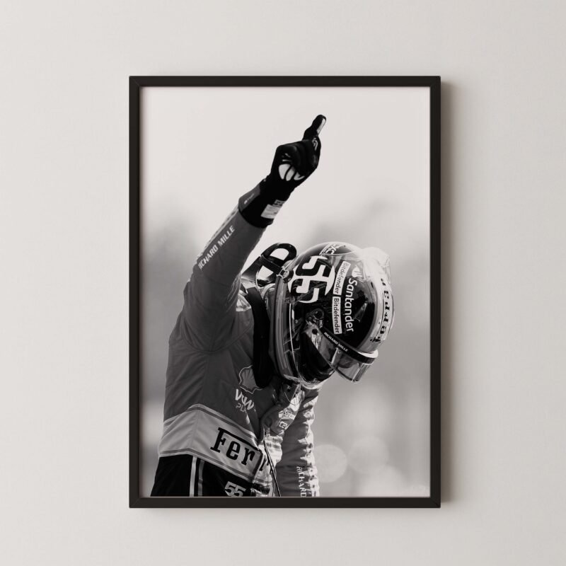 Carlos Sainz Victory Poster