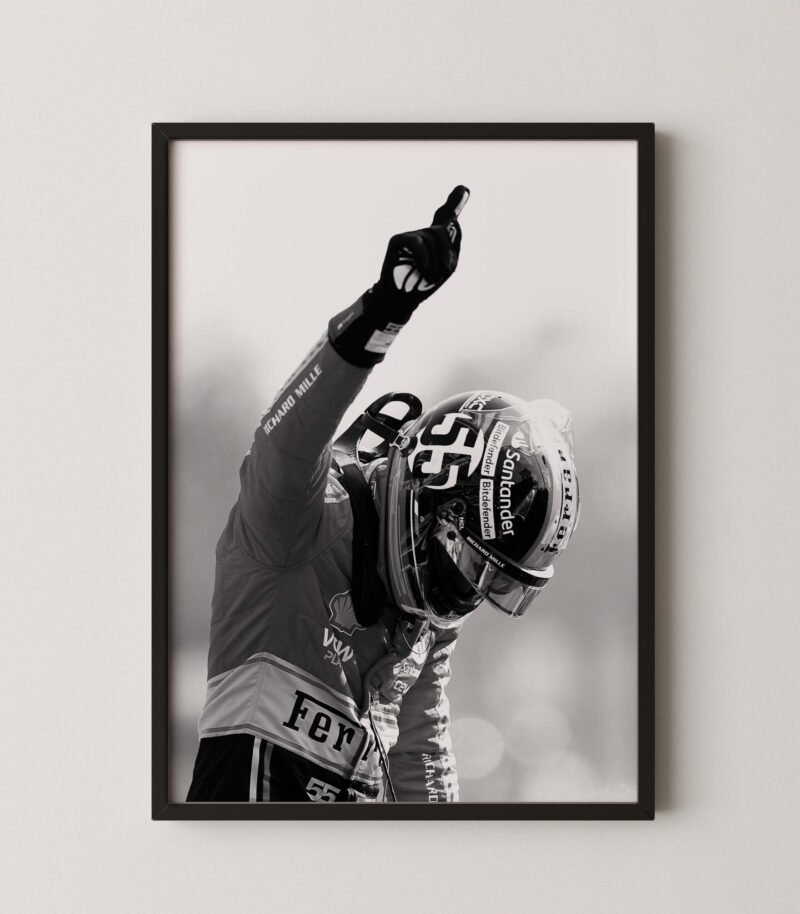 Carlos Sainz Victory Poster