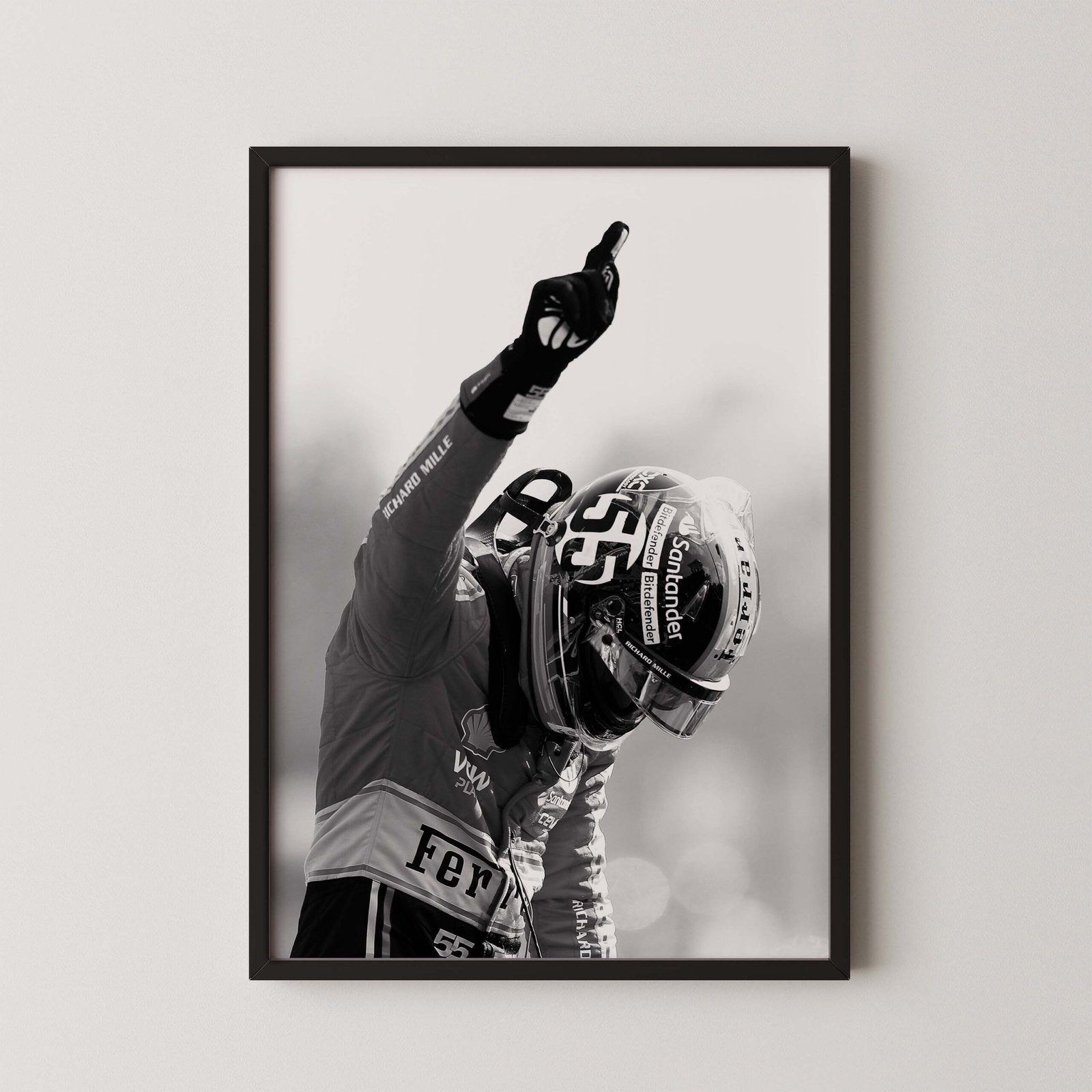 Carlos Sainz Victory Poster