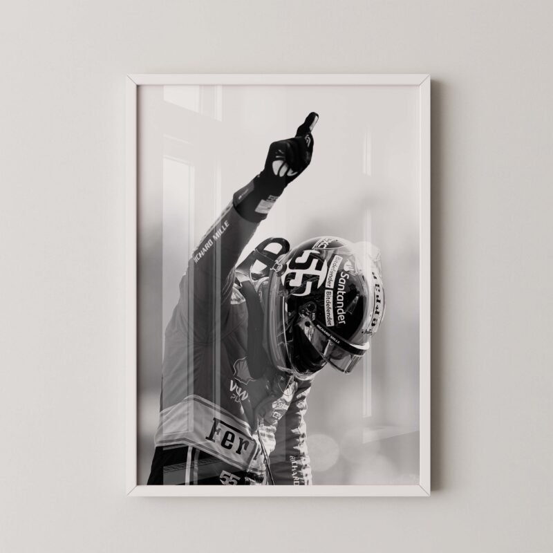 Carlos Sainz Victory Poster