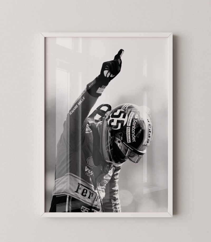 Carlos Sainz Victory Poster