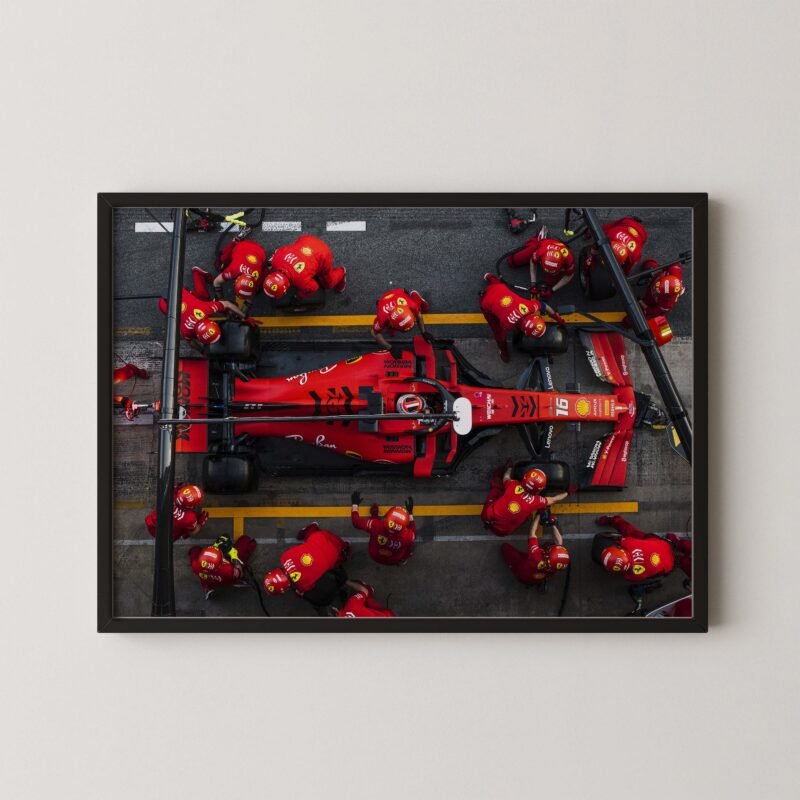 Charles Leclerc Box Poster