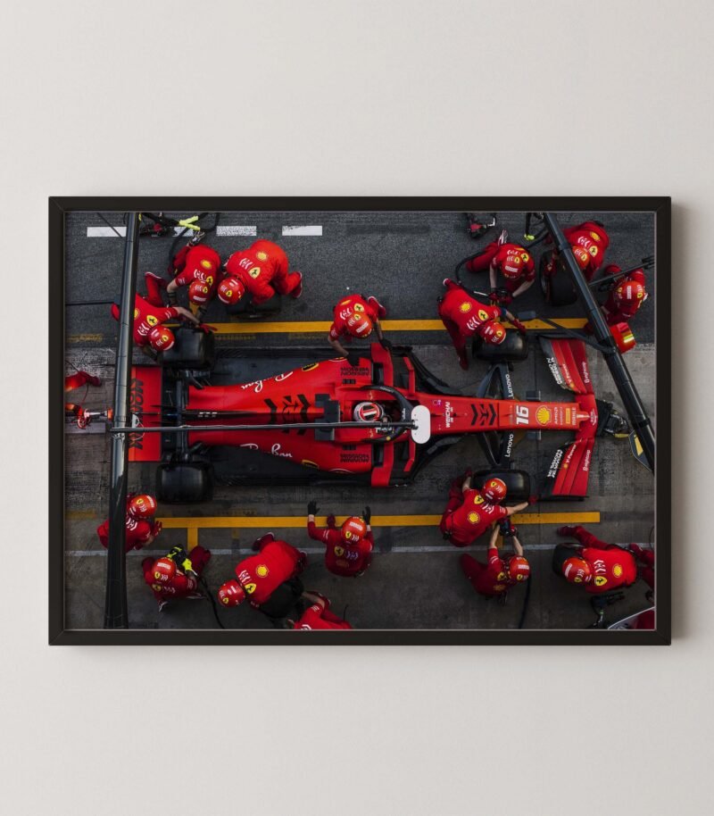 Charles Leclerc Box Poster