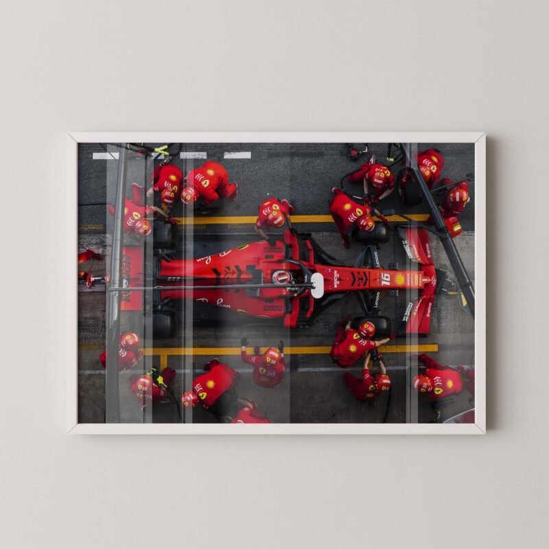 Charles Leclerc Box Poster