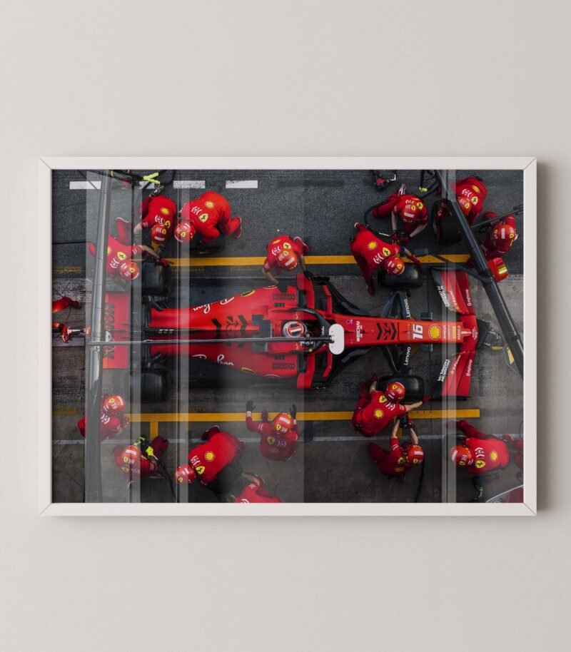 Charles Leclerc Box Poster