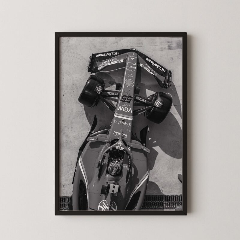 F1 Ferrari Race Car Print