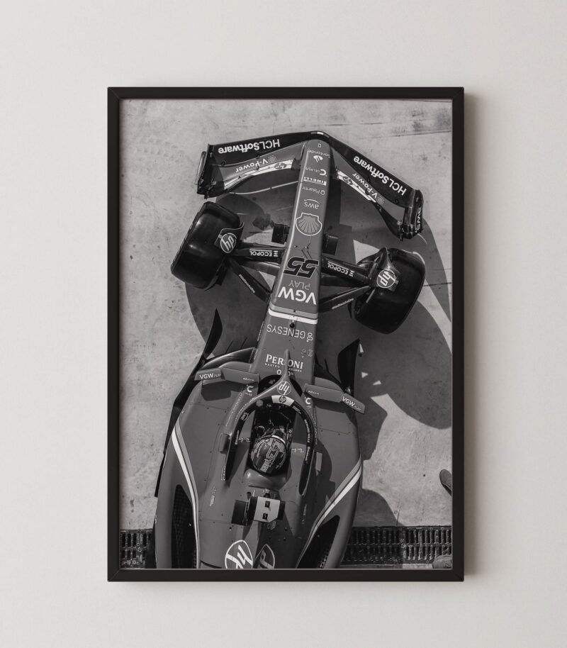 F1 Ferrari Race Car Print