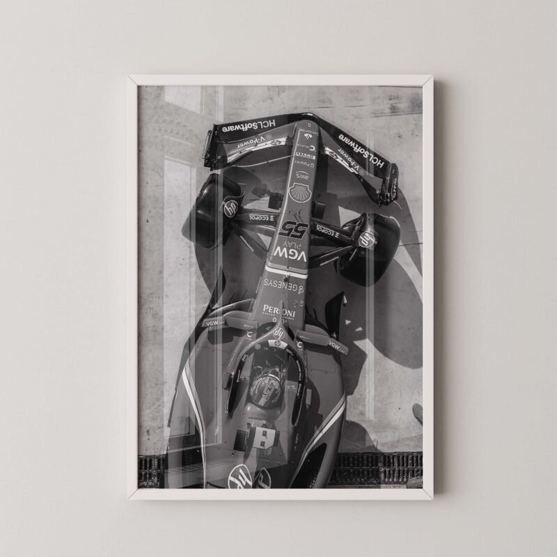 F1 Ferrari Race Car Print