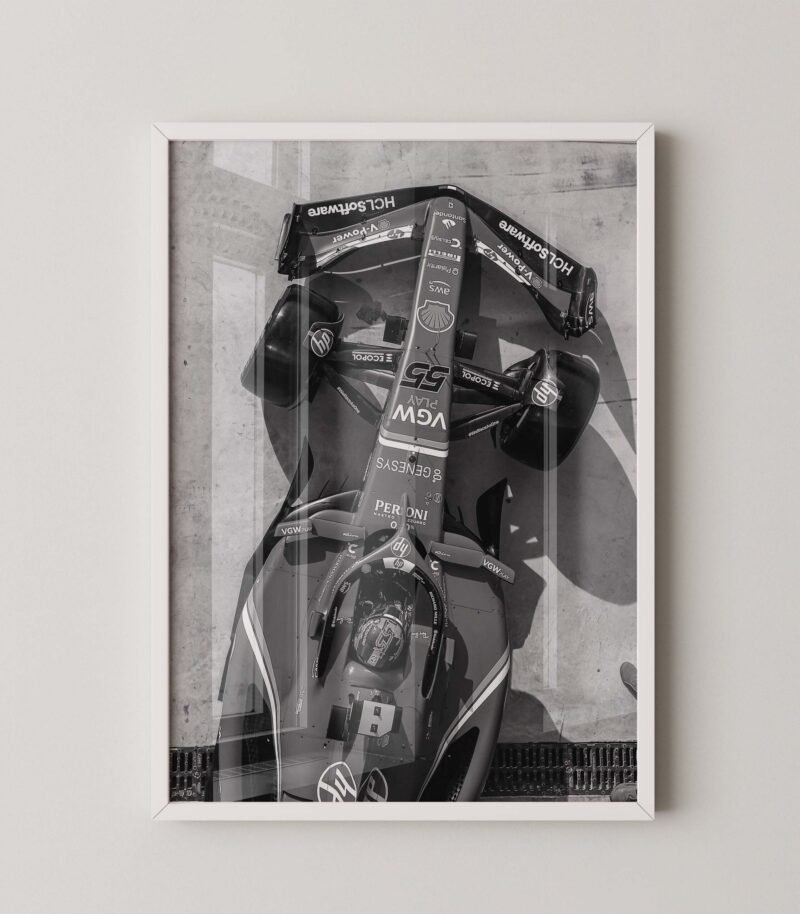 F1 Ferrari Race Car Print