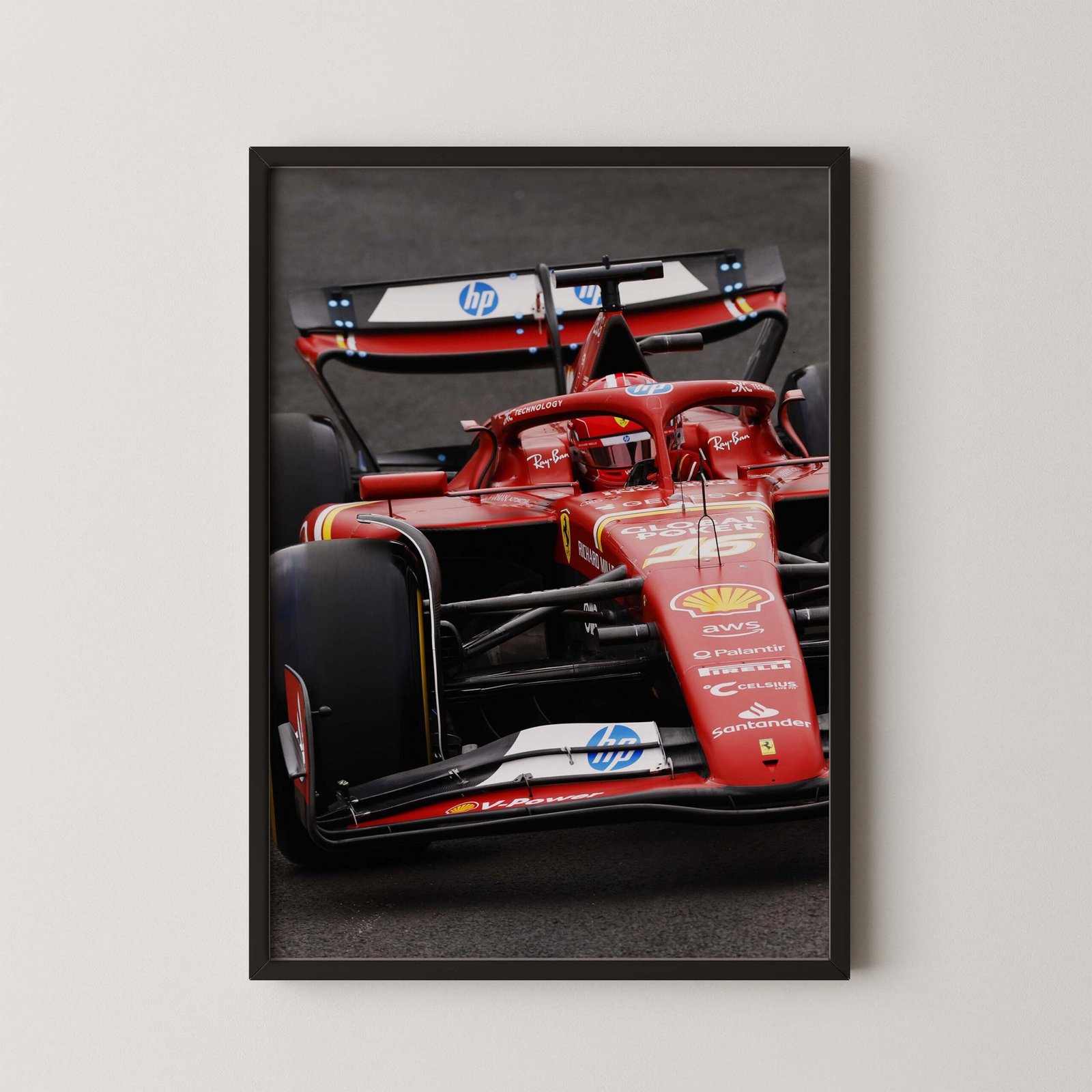 Scuderia Ferrari F1 Car Poster