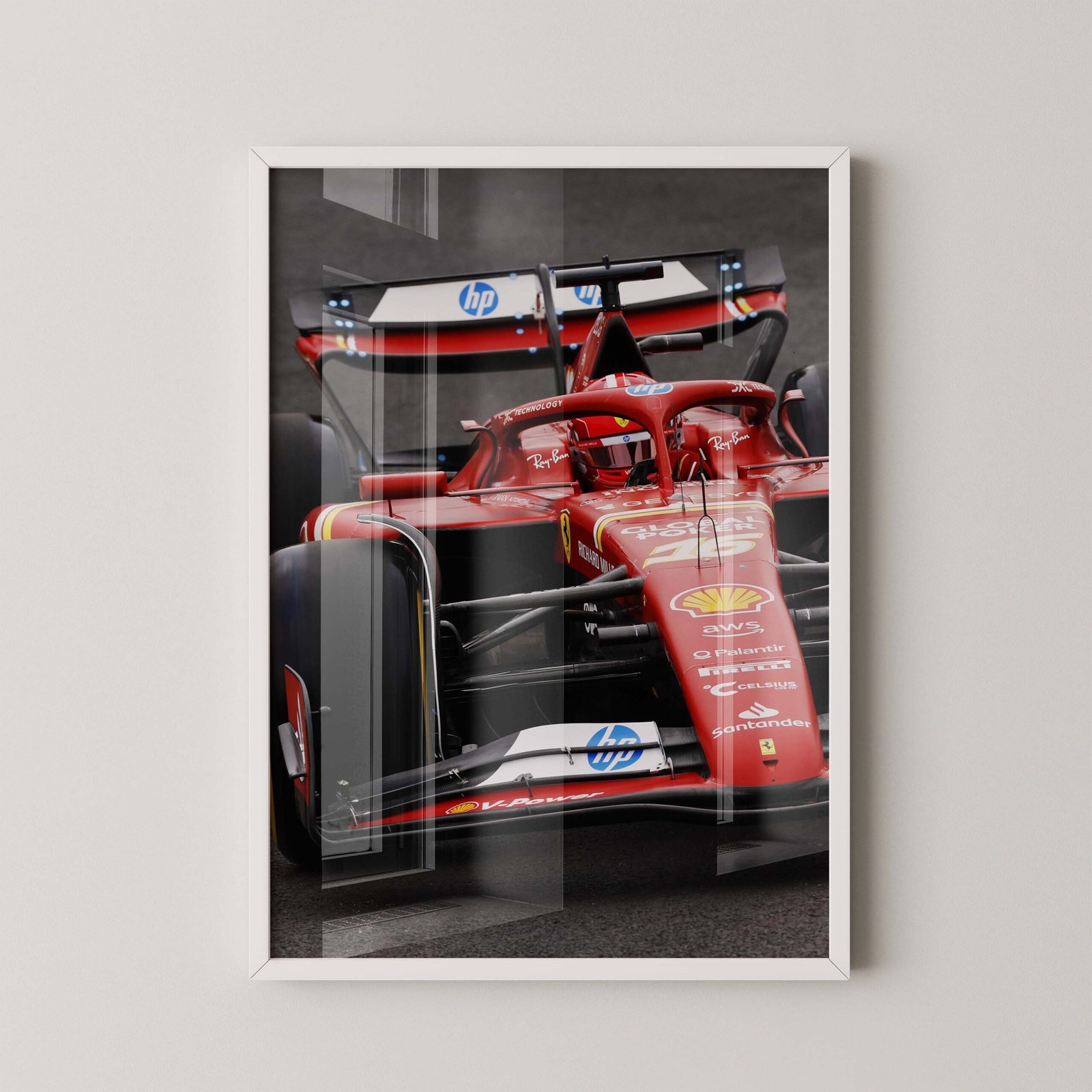 Scuderia Ferrari F1 Car Poster - Image 2