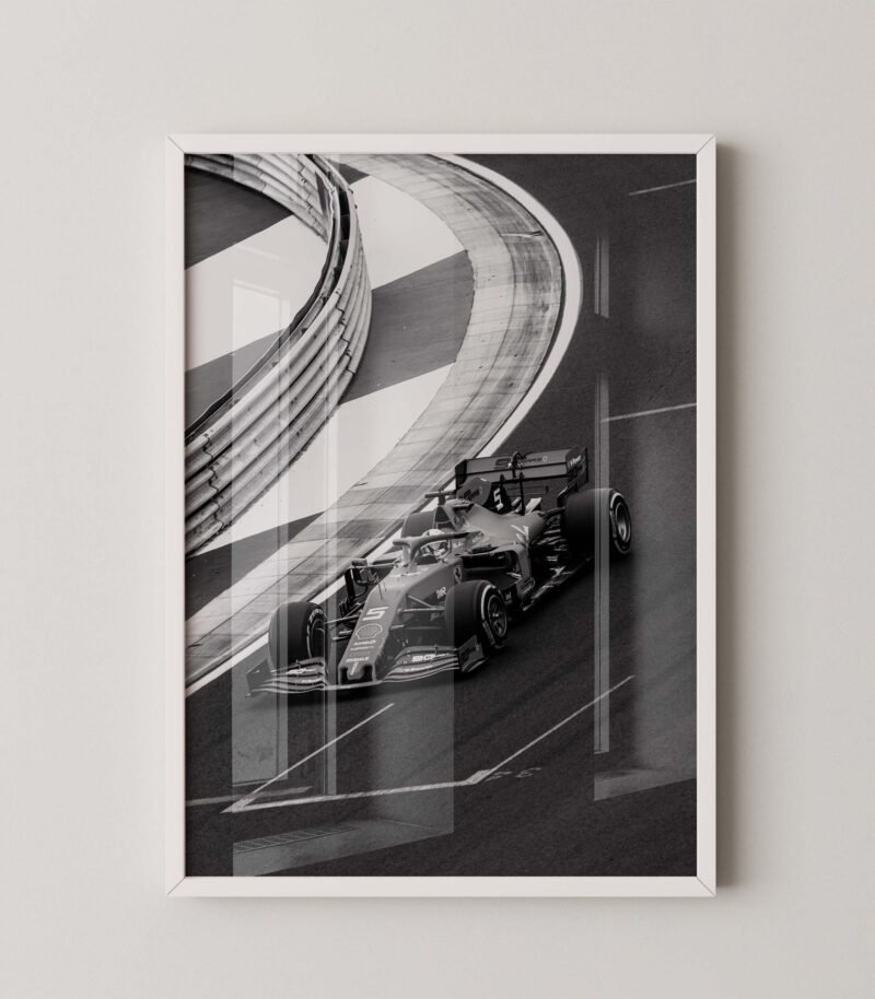 F1 Ferrari Sebastian Vettel Print