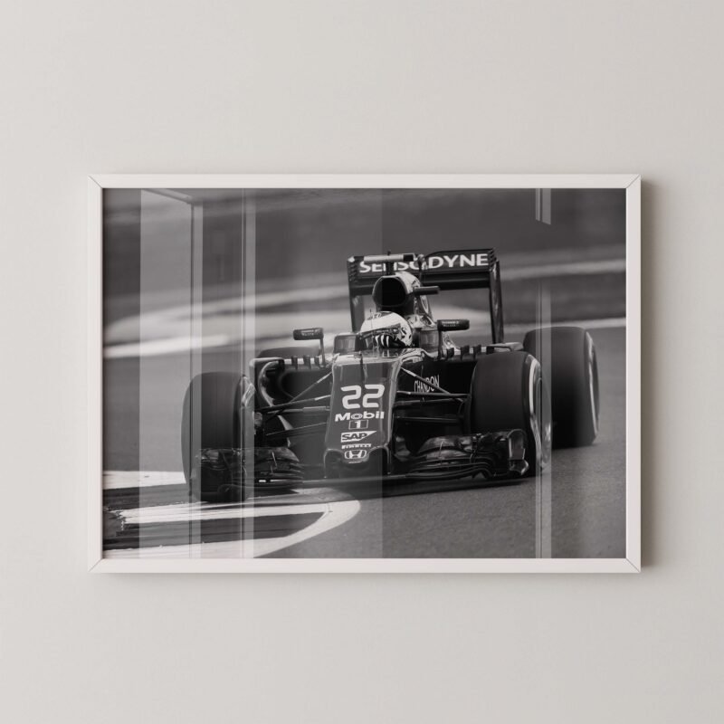 Jenson Button Mclaren F1 Poster