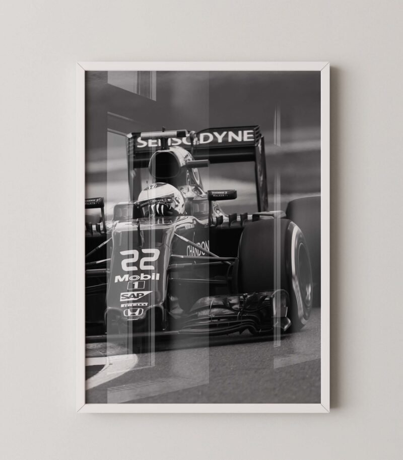 F1 Mclaren Jenson Button Poster