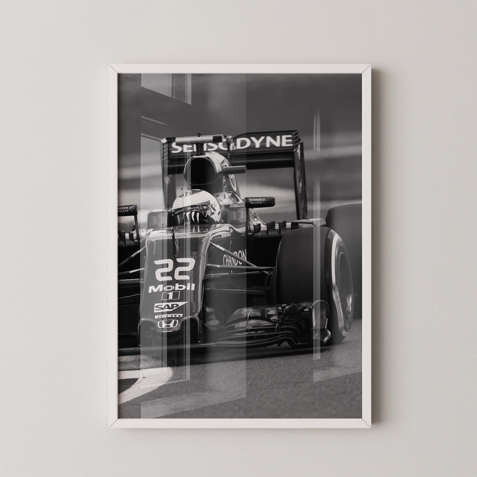 F1 Mclaren Jenson Button Poster - Image 2