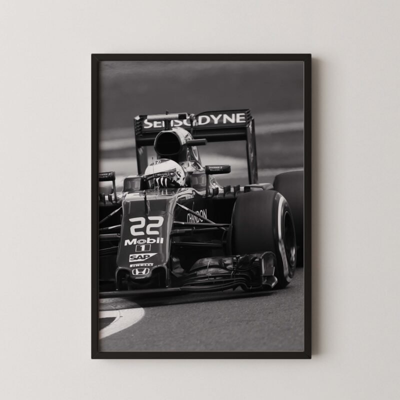F1 Mclaren Jenson Button Poster