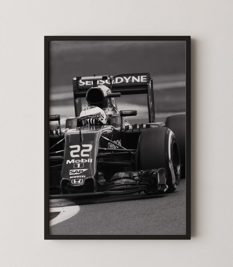 F1 Mclaren Jenson Button Poster