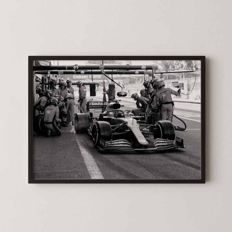 Lando Norris Pit Stop Print