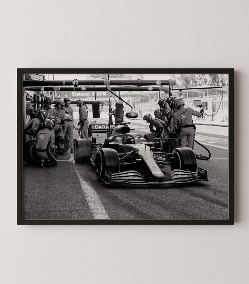 Lando Norris Pit Stop Print