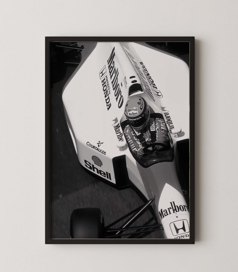 Senna F1 McLaren Poster