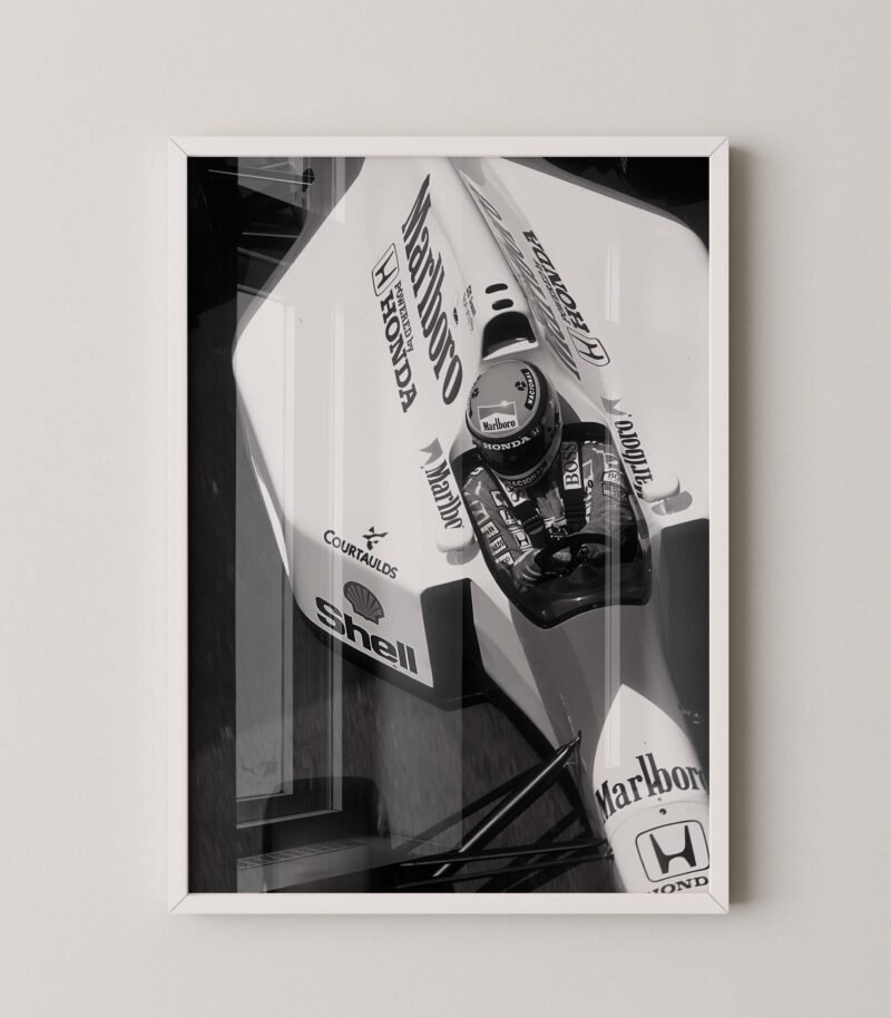 Senna F1 McLaren Poster