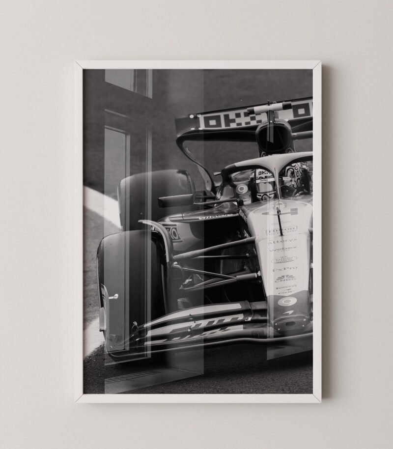 McLaren F1 Car Close Up Poster