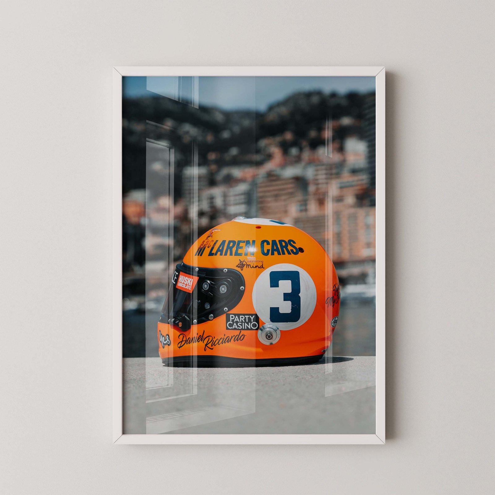 Daniel Ricciardo McLaren Helmet Print - Image 2