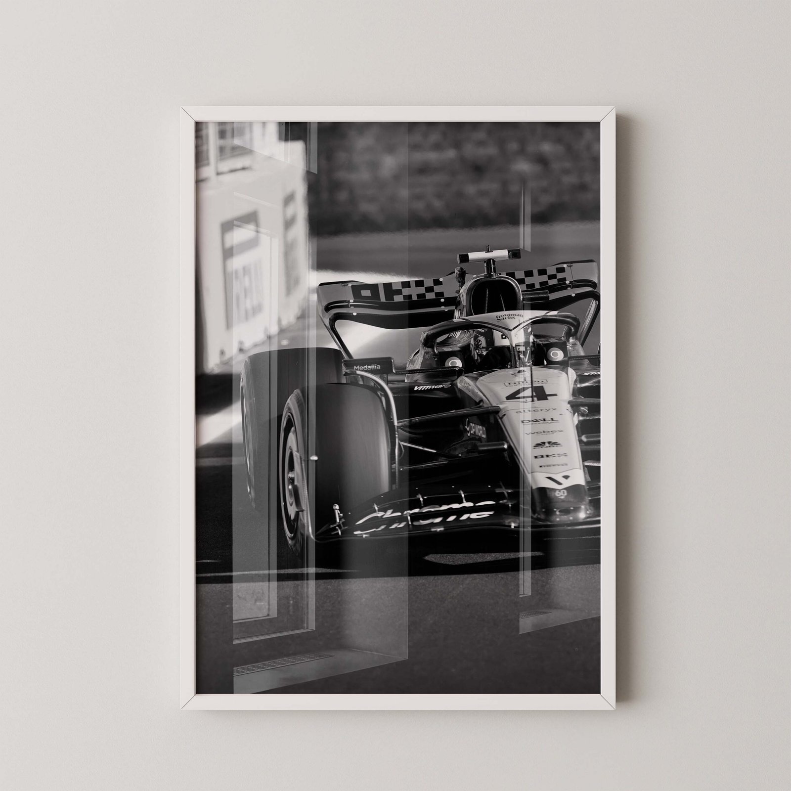 Lando Norris F1 Race Poster - Image 2