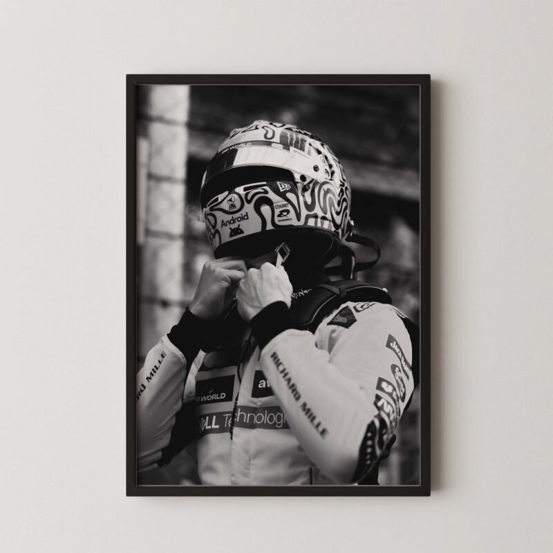 Lando Norris Portrait Poster