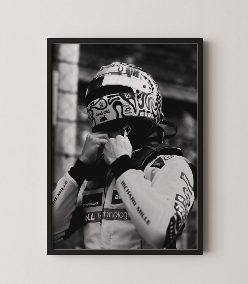 Lando Norris Portrait Poster