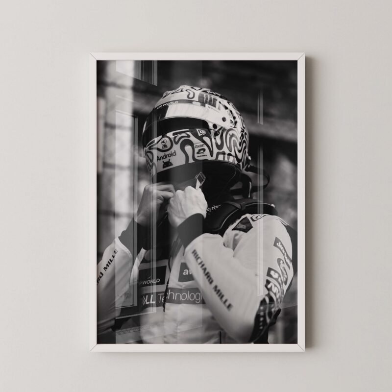 Lando Norris Portrait Poster