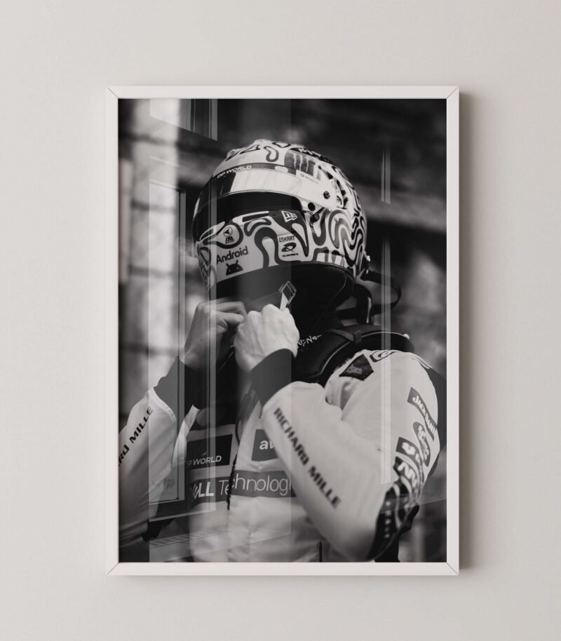 Lando Norris Portrait Poster