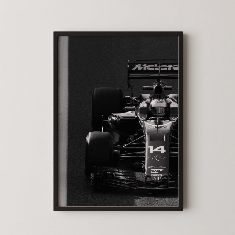 Fernando Alonso F1 Mclaren Print
