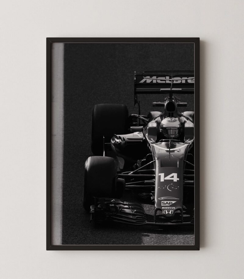 Fernando Alonso F1 Mclaren Print