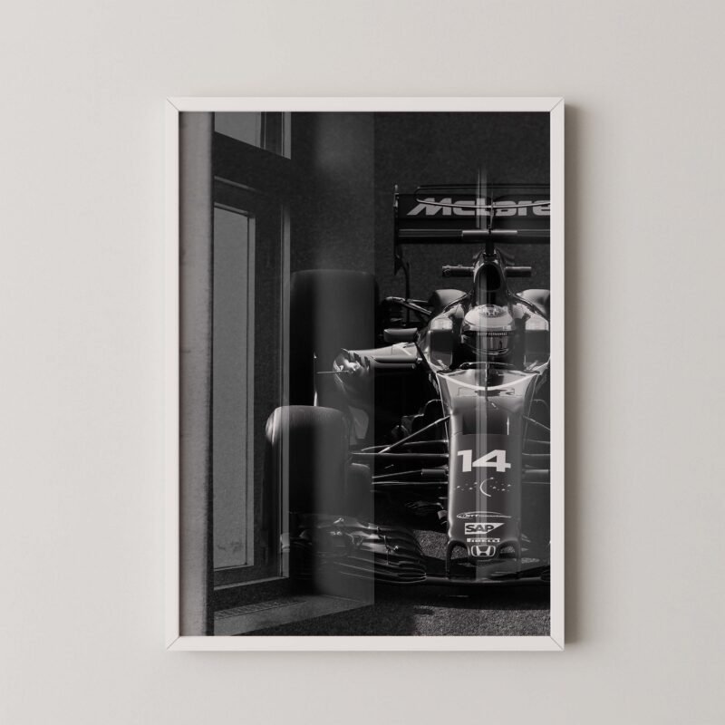 Fernando Alonso F1 Mclaren Print
