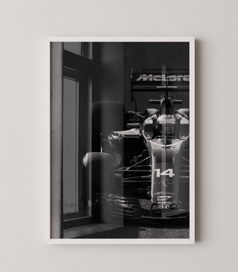 Fernando Alonso F1 Mclaren Print