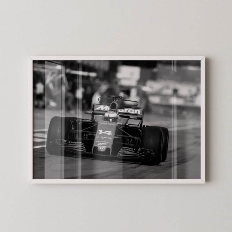 Mclaren Mcl32 Pitlane Print