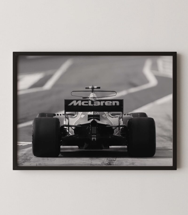 McLaren F1 Rear View Poster