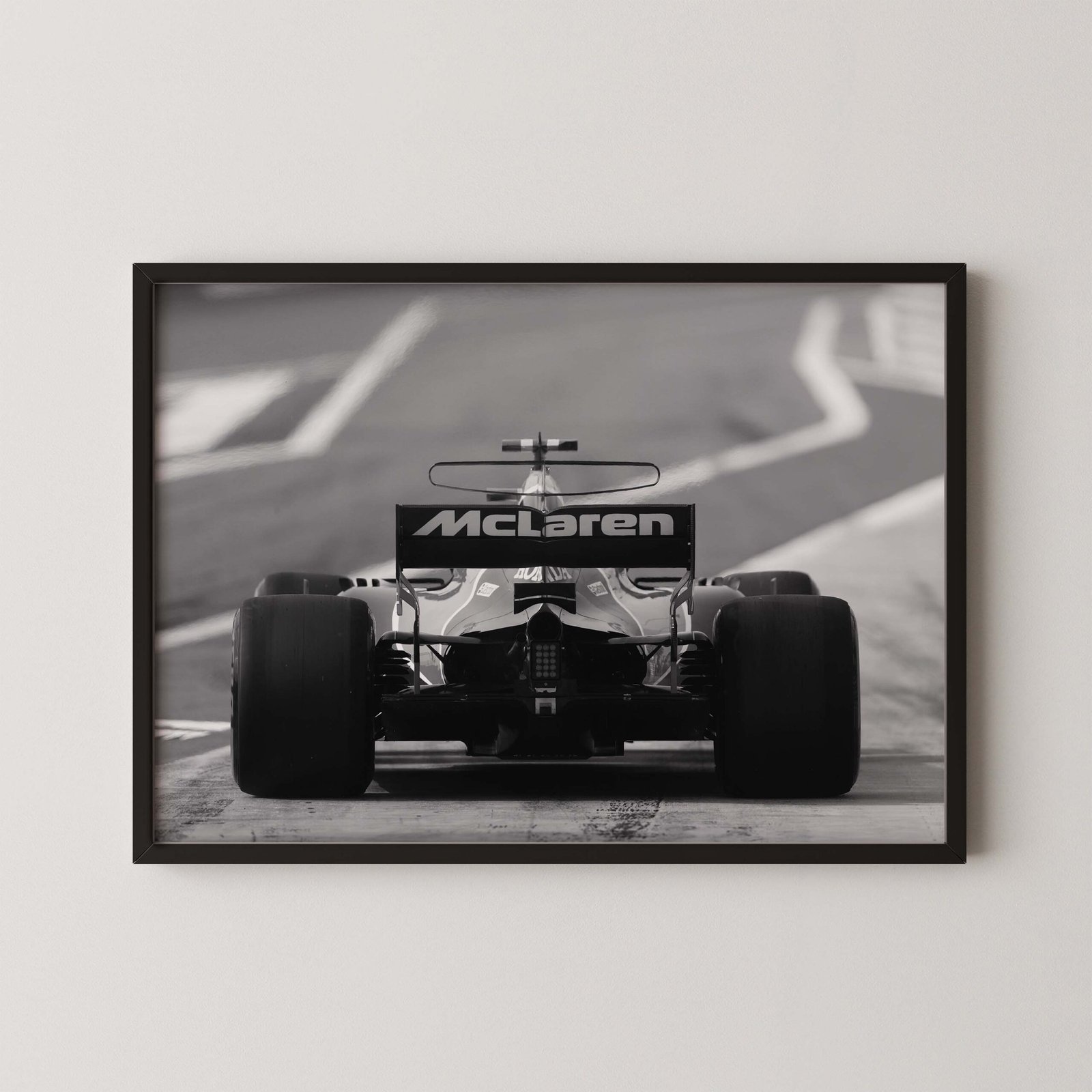 McLaren F1 Rear View Poster