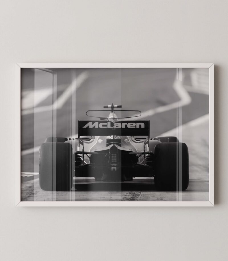 McLaren F1 Rear View Poster