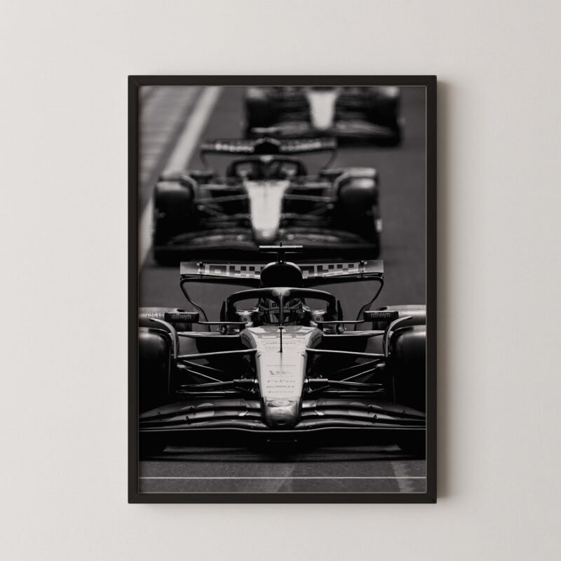 McLaren F1 Racing Car Poster