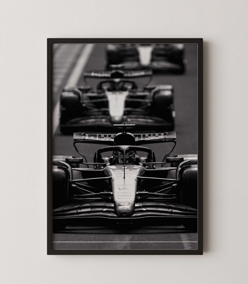 McLaren F1 Racing Car Poster