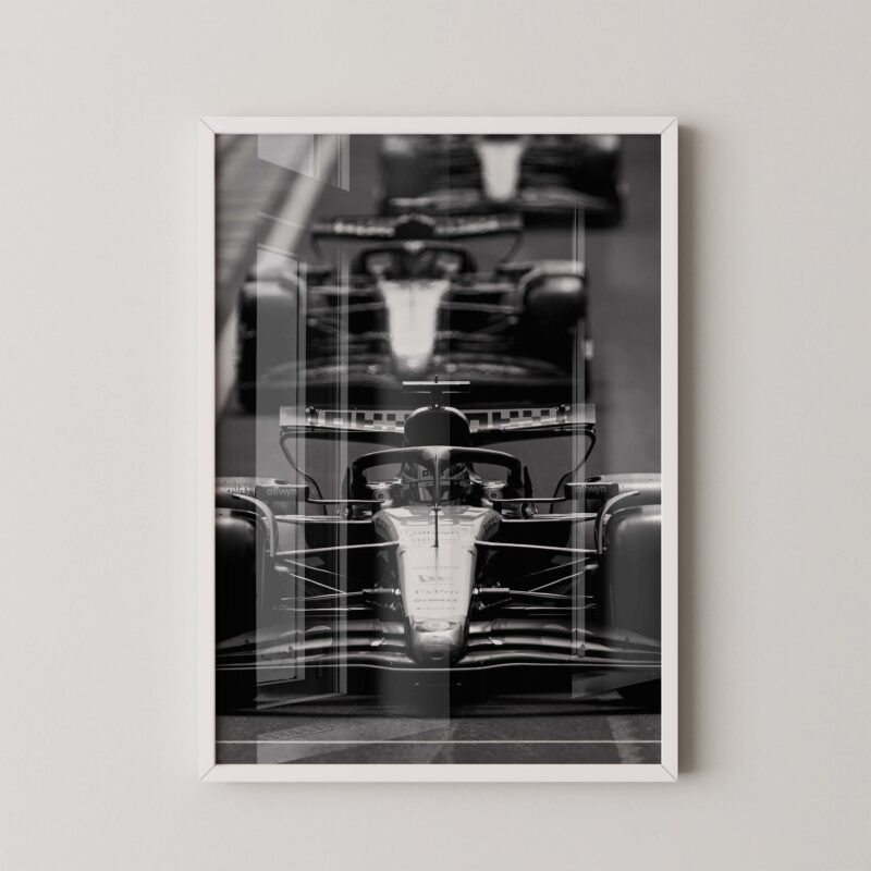 McLaren F1 Racing Car Poster