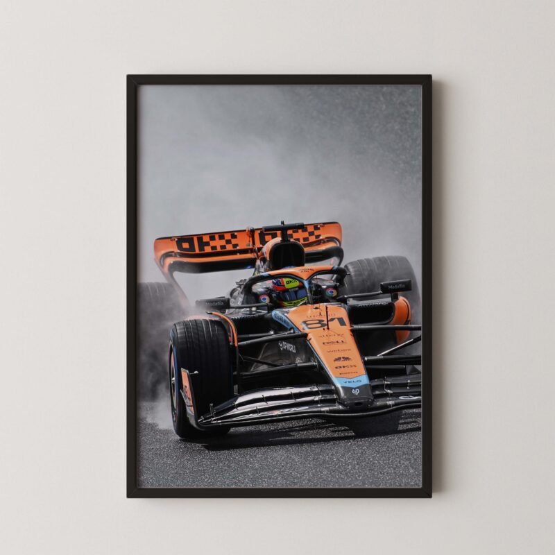 Oscar Piastri F1 Print