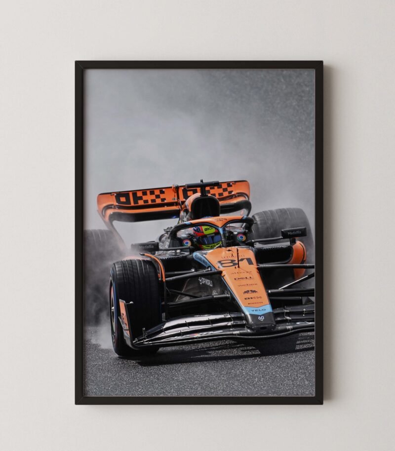Oscar Piastri F1 Print