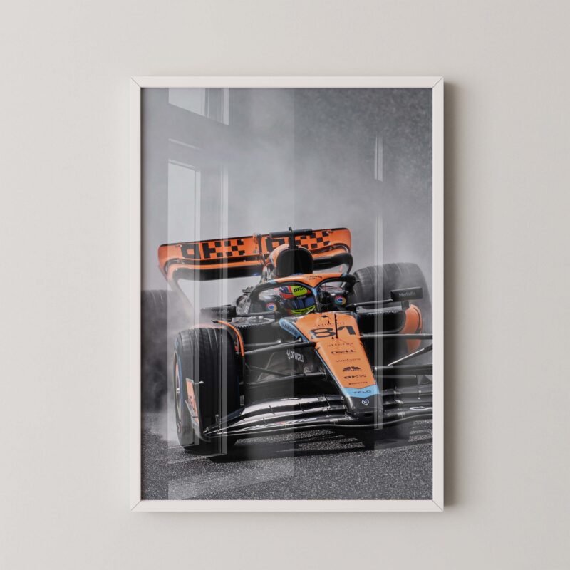 Oscar Piastri F1 Print